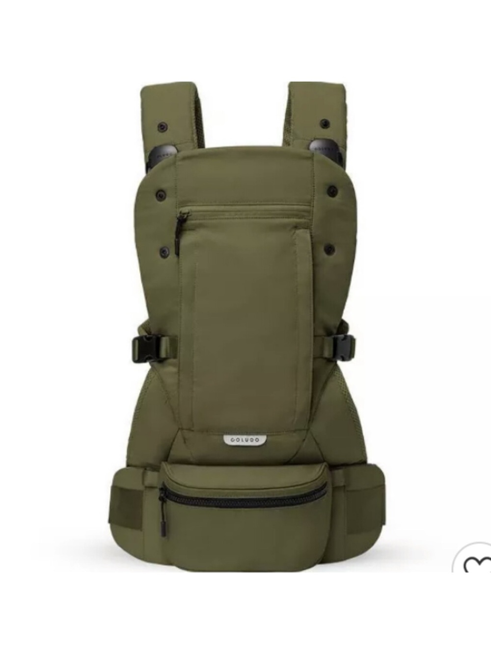 Colugo baby / toddler carrier newborn to toddler 7-33 pounds olive green new